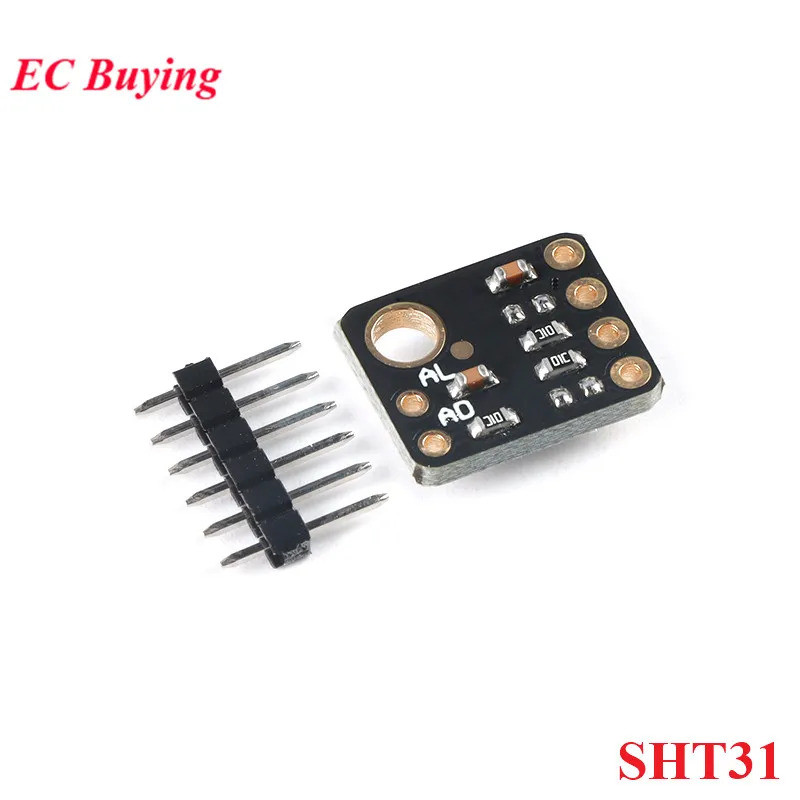 SHT31 อุณหภูมิ SHT31-D ความชื้นเซนเซอร์โมดูล Microcontroller IIC I2C Breakout Weather 3V 5V Complian