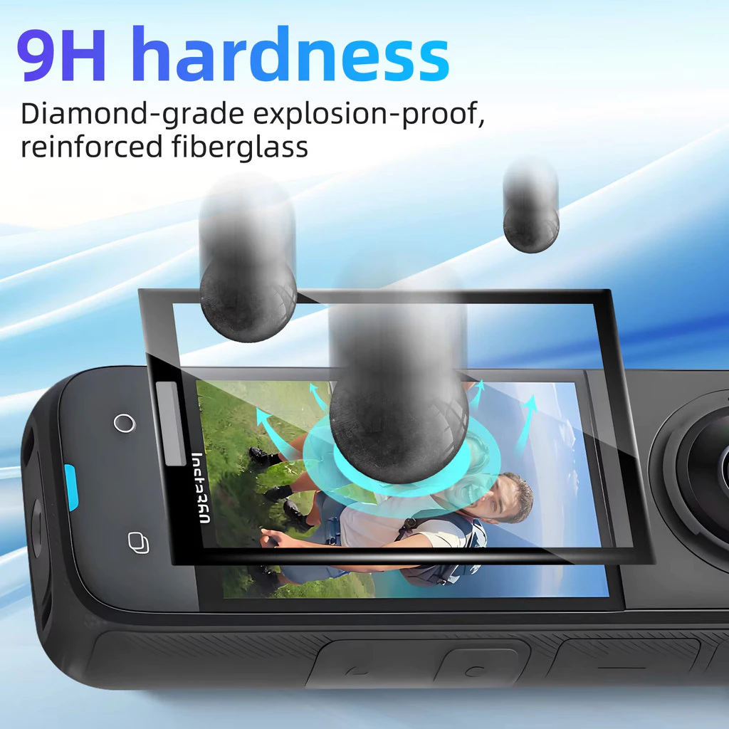 สําหรับ Insta 360 X4 Air X5 X4 X3 เลนส์ PC กระจกนิรภัยป้องกันหน้าจอสําหรับ Insta360 X4Air Insta360X5/360X4 360X5 ฟิล์ม Anti-Scratch กล้องอุปกรณ์เสริม thumbnail 6