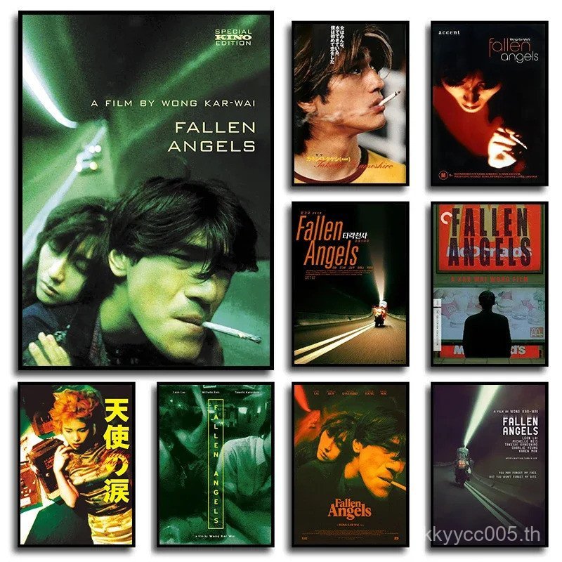 คลาสสิก Retro Wall Art Fallen Angels (1995) Wong Kar Wai Series ผ้าใบภาพยนตร์โปสเตอร์พิมพ์บ้านห้องนอ