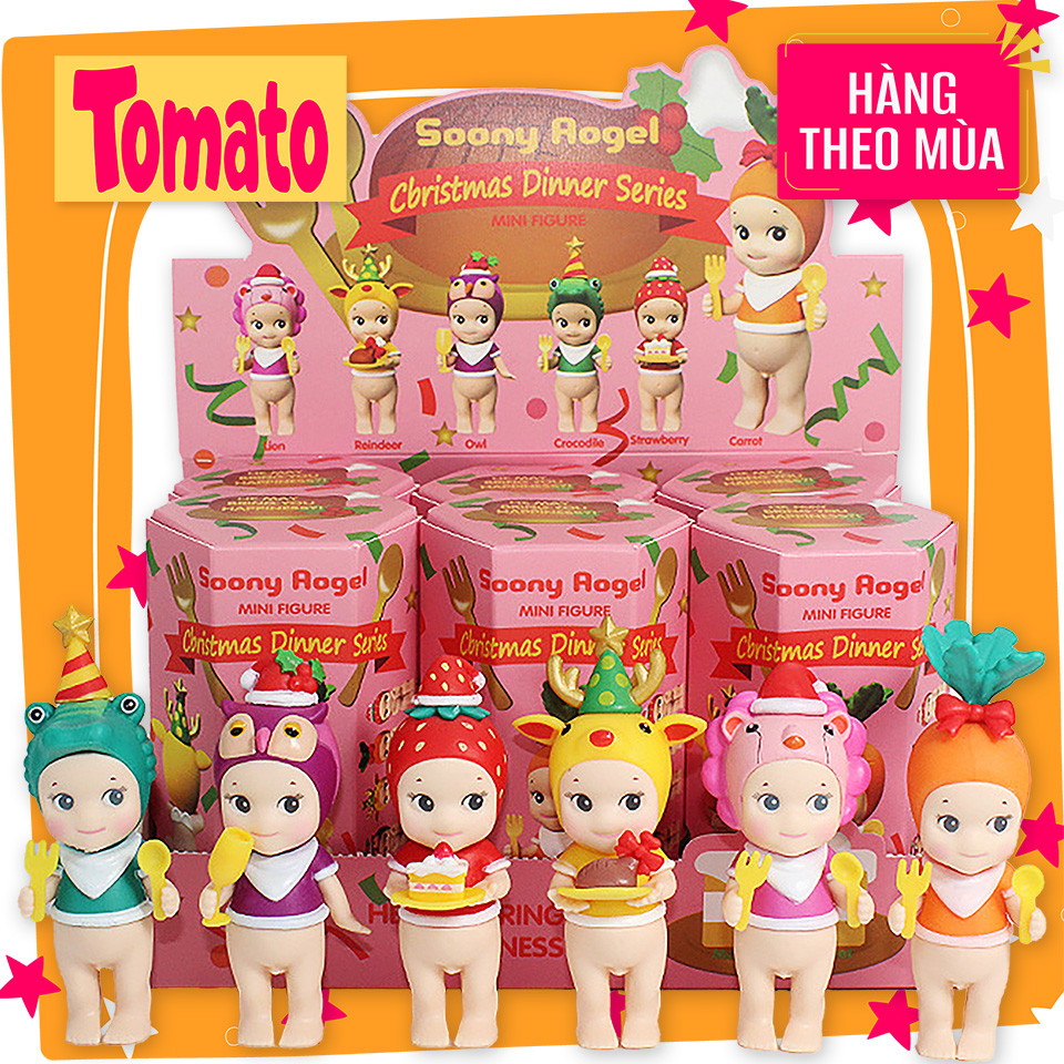 Beautiful Edition SONNY ANGEL Hippers Christmas Dinner Blindbox Phone Sticker Accessories Christmas 