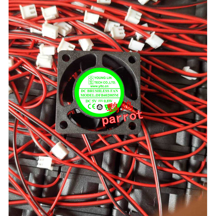 ดีเอฟบี402005M H3C Huasan S5024P S5000 พัดลมสวิตช์ 4020 5V 0.8W S122