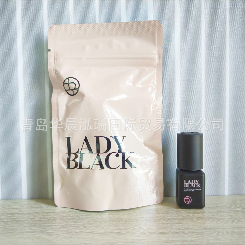 เกาหลี Original lady กาวสีดํากาวติดขนตาปลอม KC Certified 5ml Beauty Eyelash Shop 2 วินาทีแห้ง GMP4