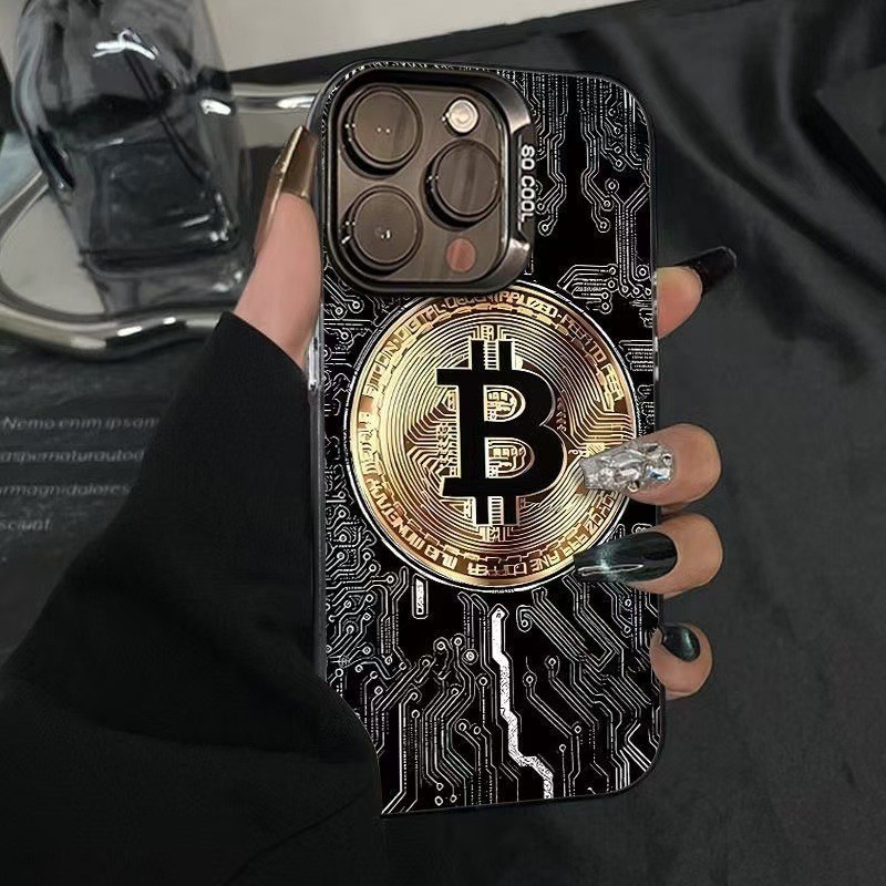 Bitcoin Bitcoin เหมาะสําหรับ Apple 15Promax เคสโทรศัพท์ iPhone1617Pro Fortune 2025.12.1