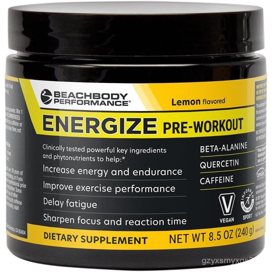 BODi Energize Pre Workout Powder - Beta-Alanine, Quercetin & Low-Dose Caffeine สูตรเพิ่มพลังงานและคว