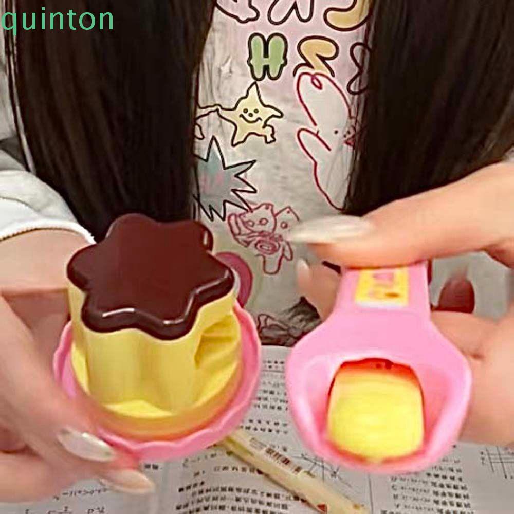QUITON Pudding Feeding Toy, Early Education Food Feeding Strawberry Pudding Toy, Creative Role Play 