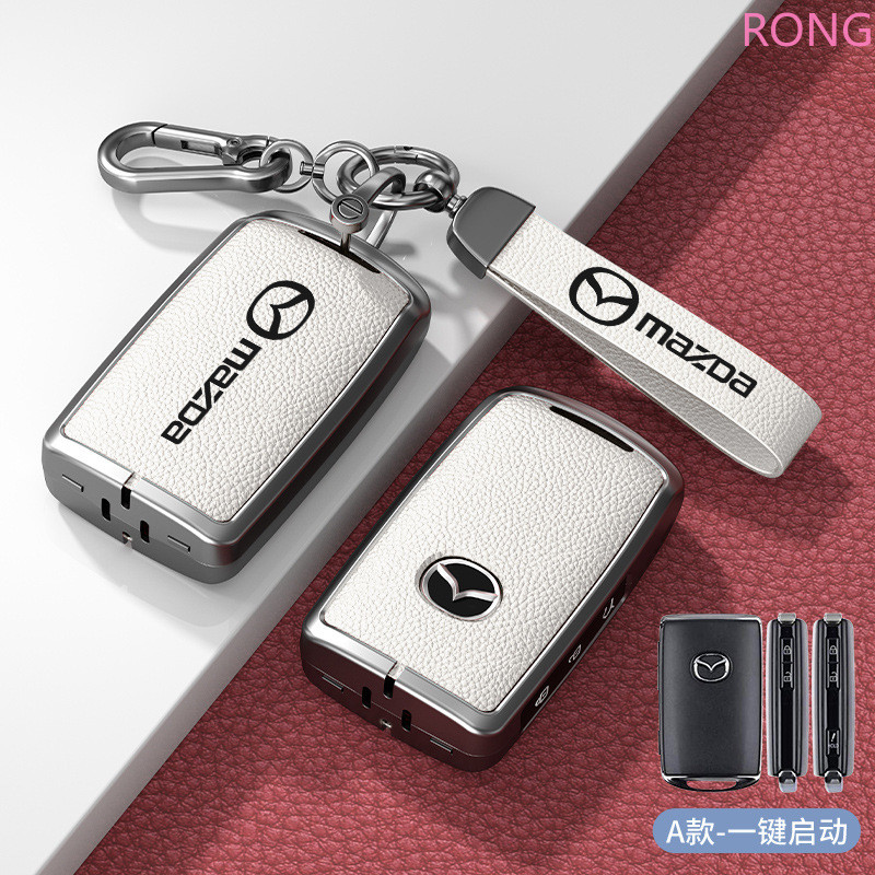 กุญแจรถ Fob ฝาครอบนุ่มสําหรับ 2026 Mazda CX-5 CX-30 CX-50 CX70 CX90 Mazda3 6 CX-9 MX-5 Miata 3/4 ปุ่