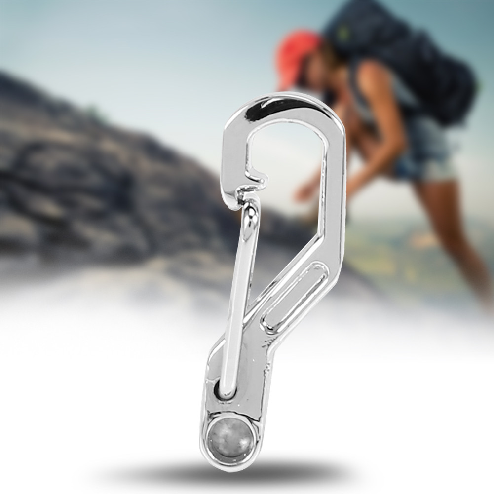 Carabiner Snap EDC โลหะผสม Mini กระชับ 5 ชิ้นน้ำหนักเบาความแข็งแรงสูง Quick Release Hook สำหรับการเดินป่า