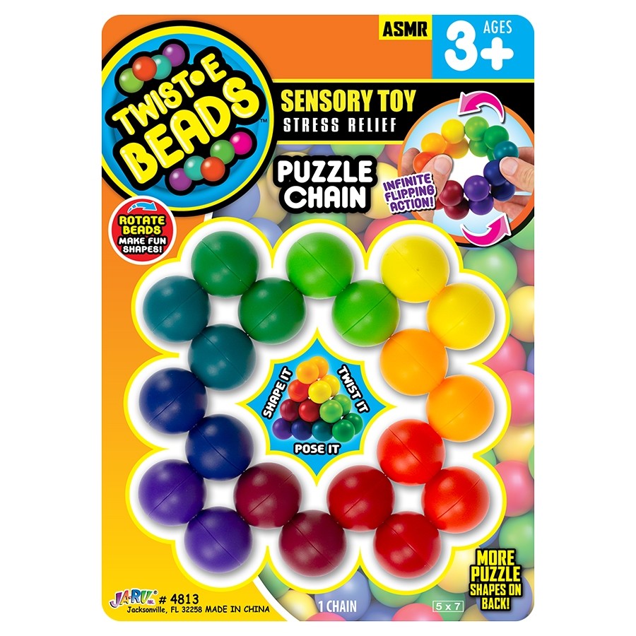 Ja-Ru Twist-E-Beads Puzzle Chain (#935891)