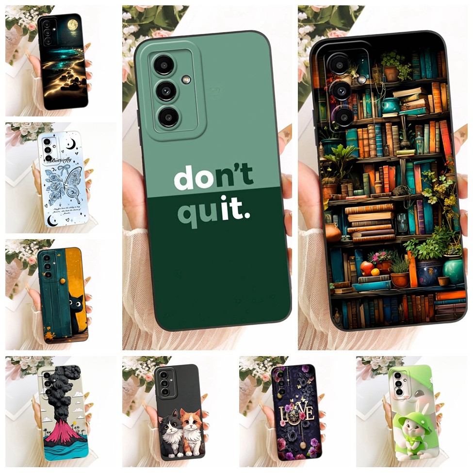SAMSUNG สําหรับSamsung M23 5G M236B M236LสําหรับSamsung Galaxy M23 5Gซิลิโคนแฟชั่นหรูหราCool Kawaiiน่ารักทาสี