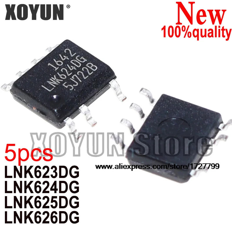 (5 ชิ้น) LNK623DG LNK624DG LNK625DG LNK626DG SOP-7 LNK623 LNK624 LNK625 LNK626 ชิป ic ในสต็อก KXGG