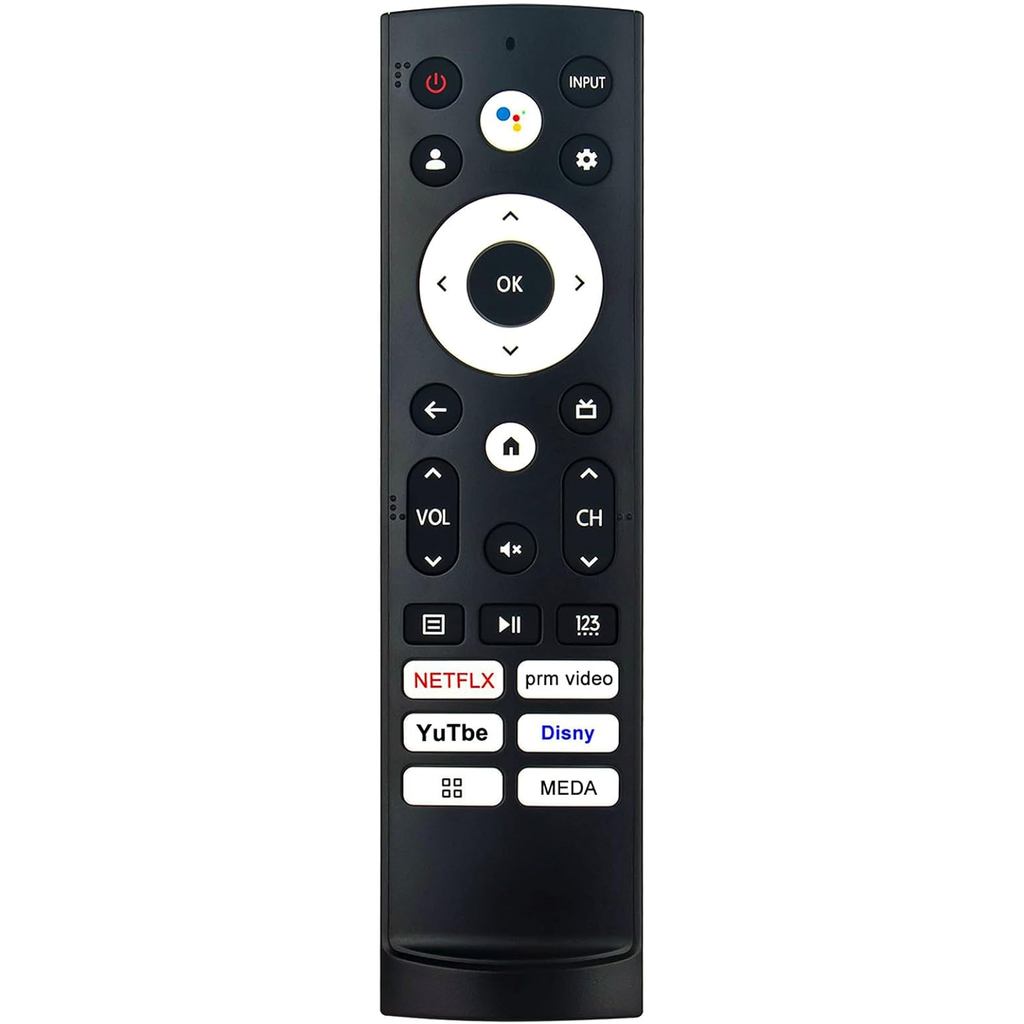 ERF3S90H เปลี่ยนเสียงรีโมทคอนโทรล fit สําหรับ Hisense Google สมาร์ททีวี 43A6H 43A65H 50A6H 50A65H 50
