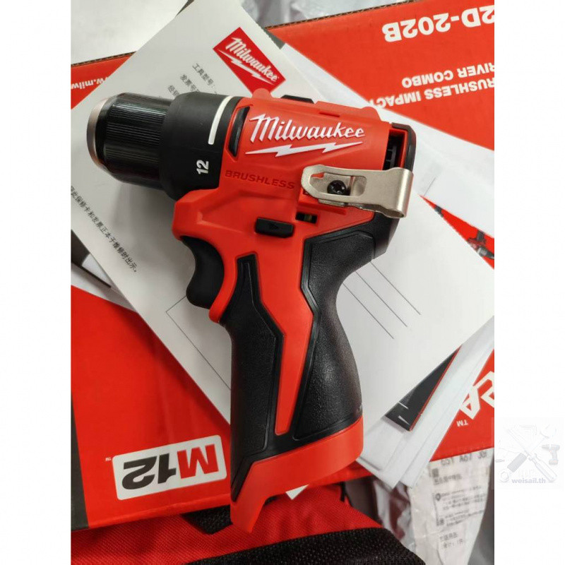 Milwaukee M12 BLP2D-202B CN ชุดคอมโบสว่านไร้สายลิเธียมไอออน | ชุดเครื่องมือไฟฟ้าสําหรับ ทําเอง และมืออาชีพ - รูปที่ 5
