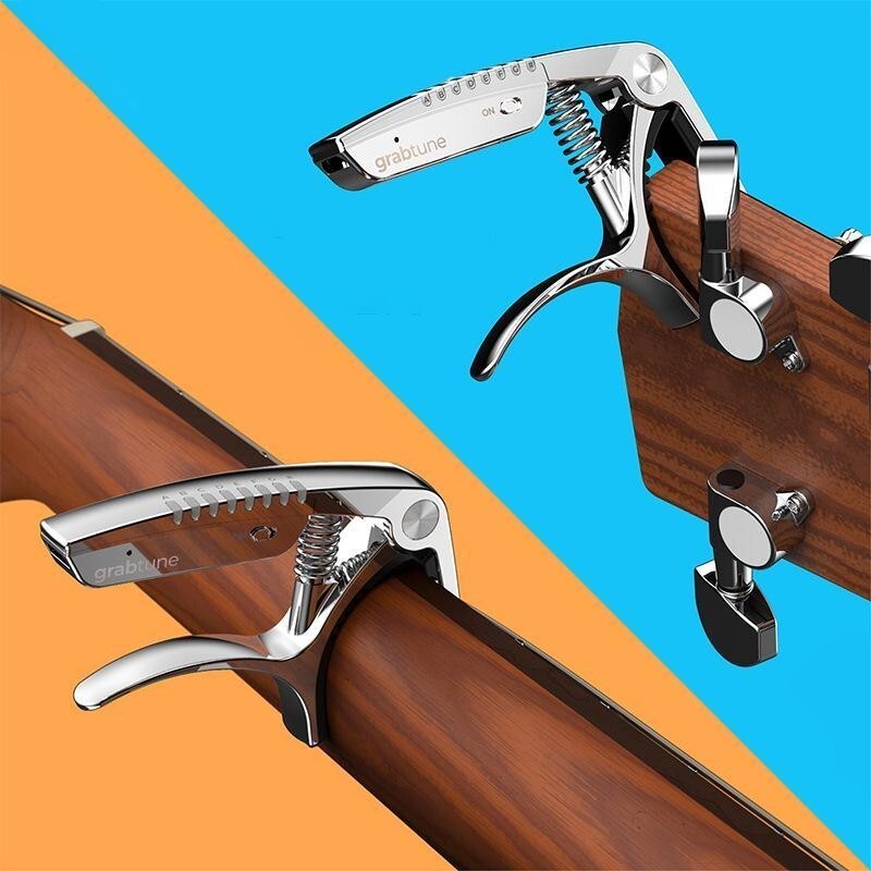 กีต้าร์โปร่งระดับไฮเอนด์ Capo Tuner Tuner TwoInOne Capo HighAppearance Professional Capo อุปกรณ์กีตา