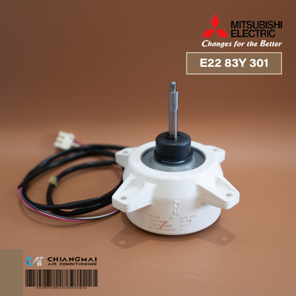 E2283Y301 มอเตอร์แอร์ Mitsubishi Electric มอเตอร์แอร์มิตซูบิชิ มอเตอร์คอยล์ร้อน รุ่น MUY-KY18VF
