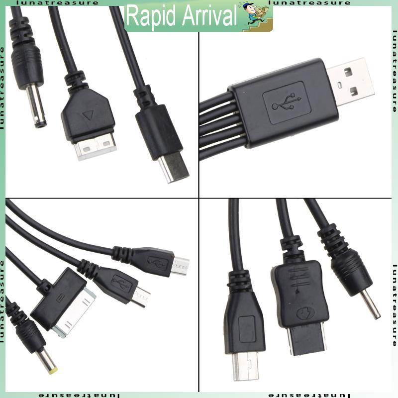 Universal USB To Multi Plug Cellpahone Charger Cable 10 in 1 USB Cable 20CM