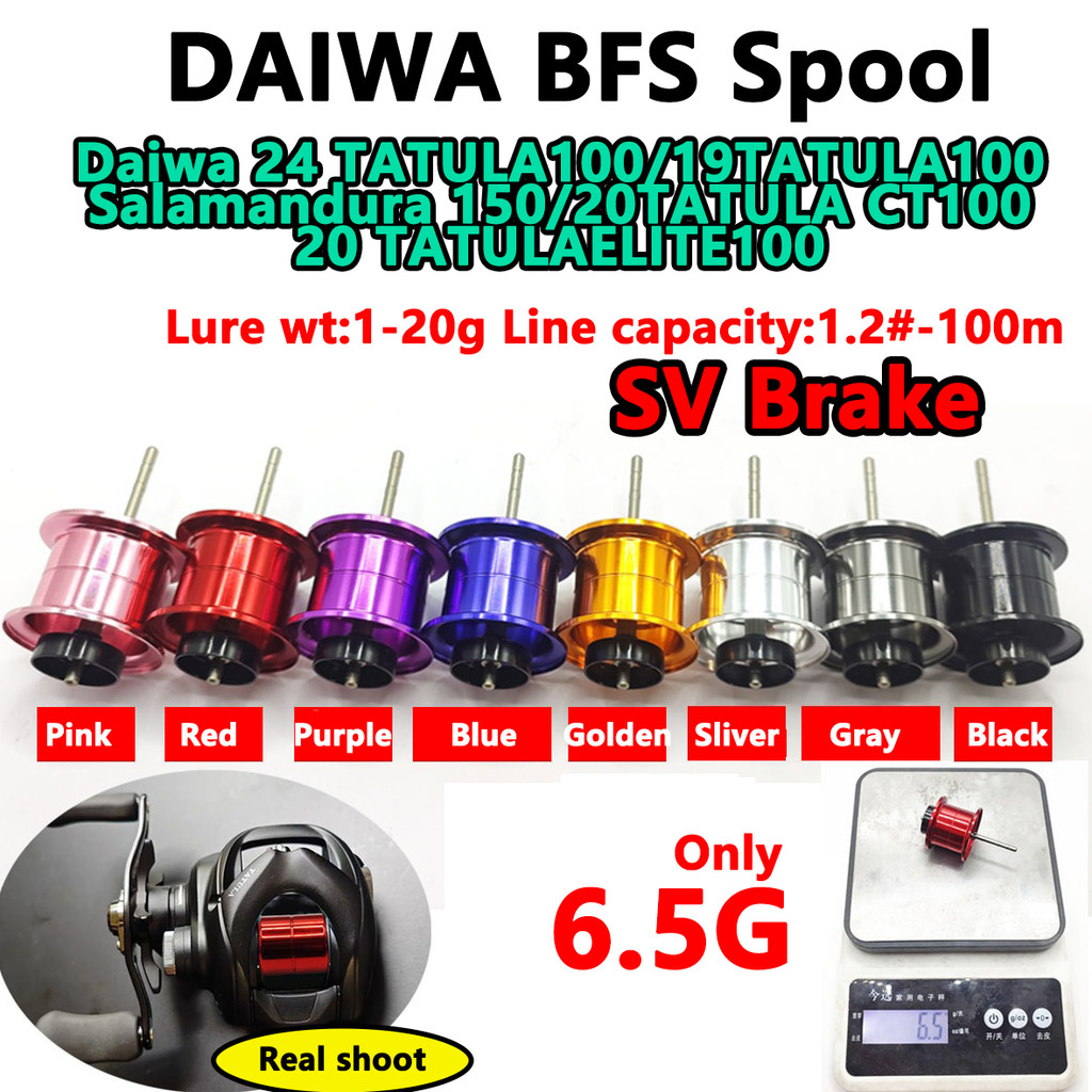 Daiwa Fishing Spool Ultralight Spool BFS SV Spool TATULA 100/SALAMANDURA 150