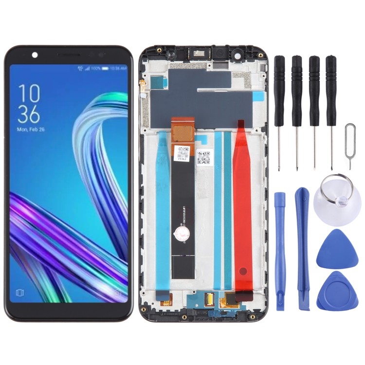 โรงงานขายตรง Asus หน้าจอ LCD/Digitizer Full Assembly สําหรับ ZenFone Max M1 ZB555KL X00PD กรอบ