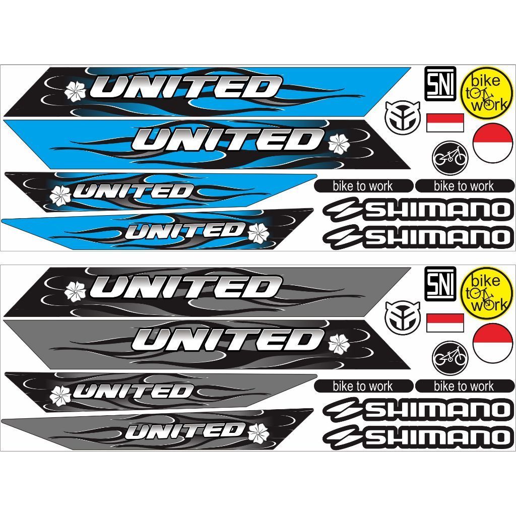 BIKE STRIPING STICKER BICYCLE VARIATION STICKER LIS /