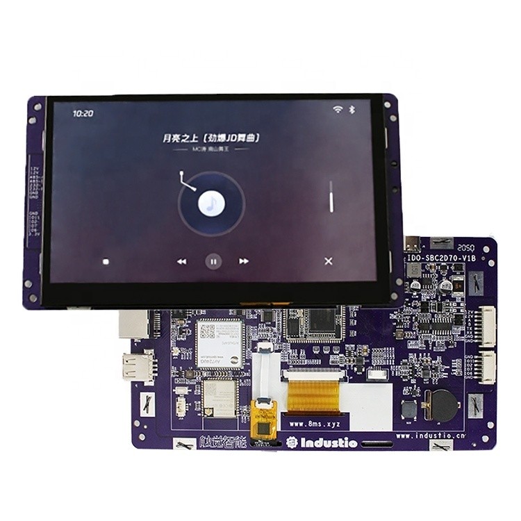 IDO-SMLCD72-V1-2EC 7 นิ้ว LCD TP หน้าจอ Linux บอร์ดประเมินสมาร์ทแผงสัมผัสเมนบอร์ด SSD201 SSD202