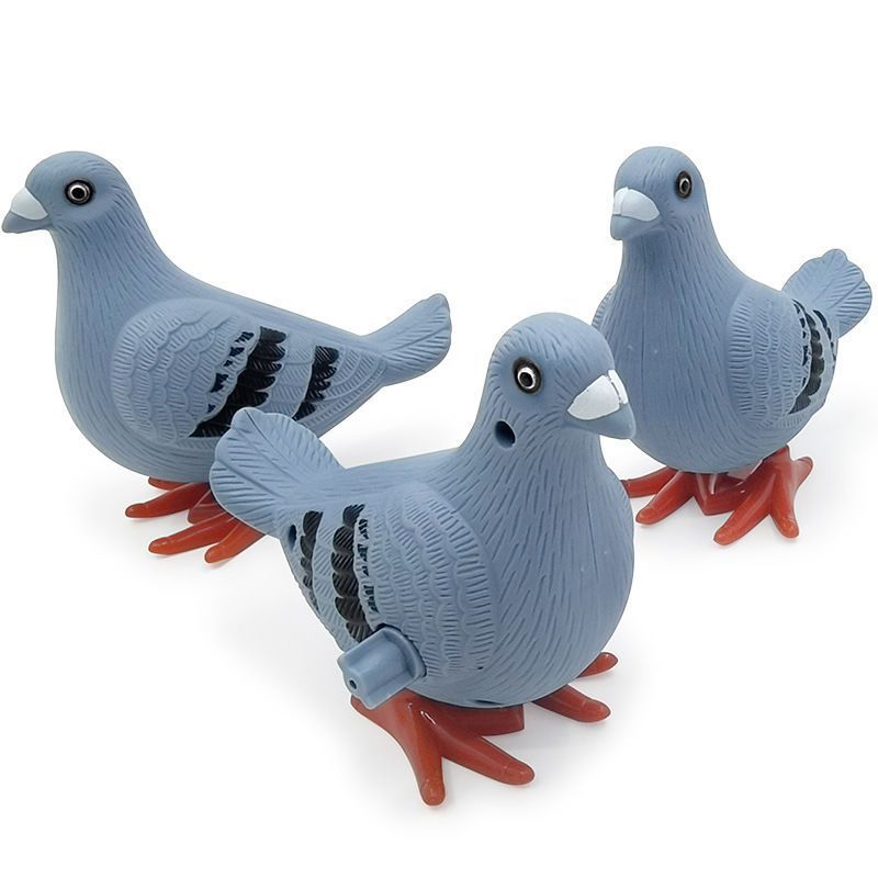 New Product#Internet Celebrity Wind-up Toy Jumping Little Pigeon Realistic Animal Cute Wind-up Jumpi