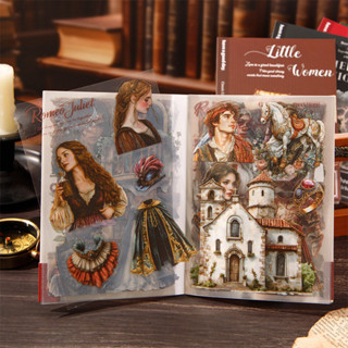 นาย กระดาษ20แผ่น/ถุงสัตว์เลี้ยงสติกเกอร์หนังสือวินเทจแผงคอวร…