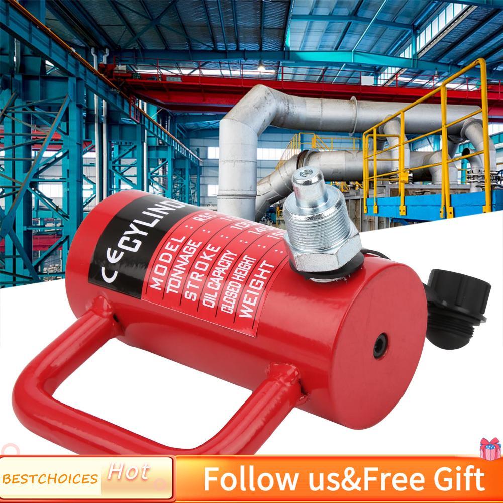 bestchoices แยกกระบอกไฮดรอลิก UltraThinin เครื่องจักรอุตสาหกรรมไฟฟ้า RSC10100 10T Red 45 Steel