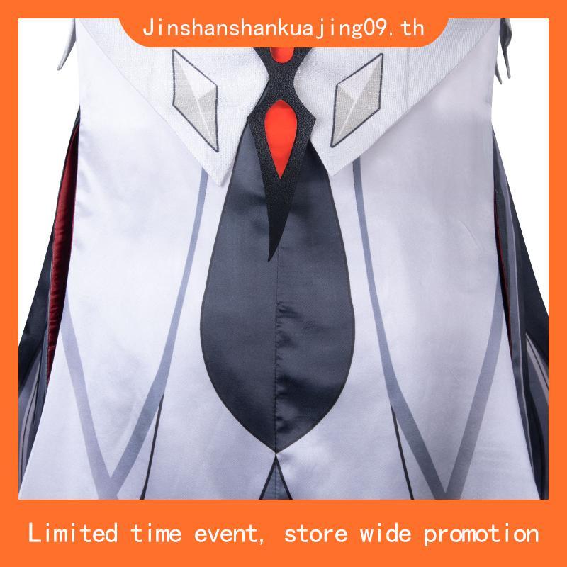 Sqd Genshin Impact อะนิเมะ Arlecchino คอสเพลย์เครื่องแต่งกาย Fatui Coat กางเกงชุดเต็มชุด Hallween Pa