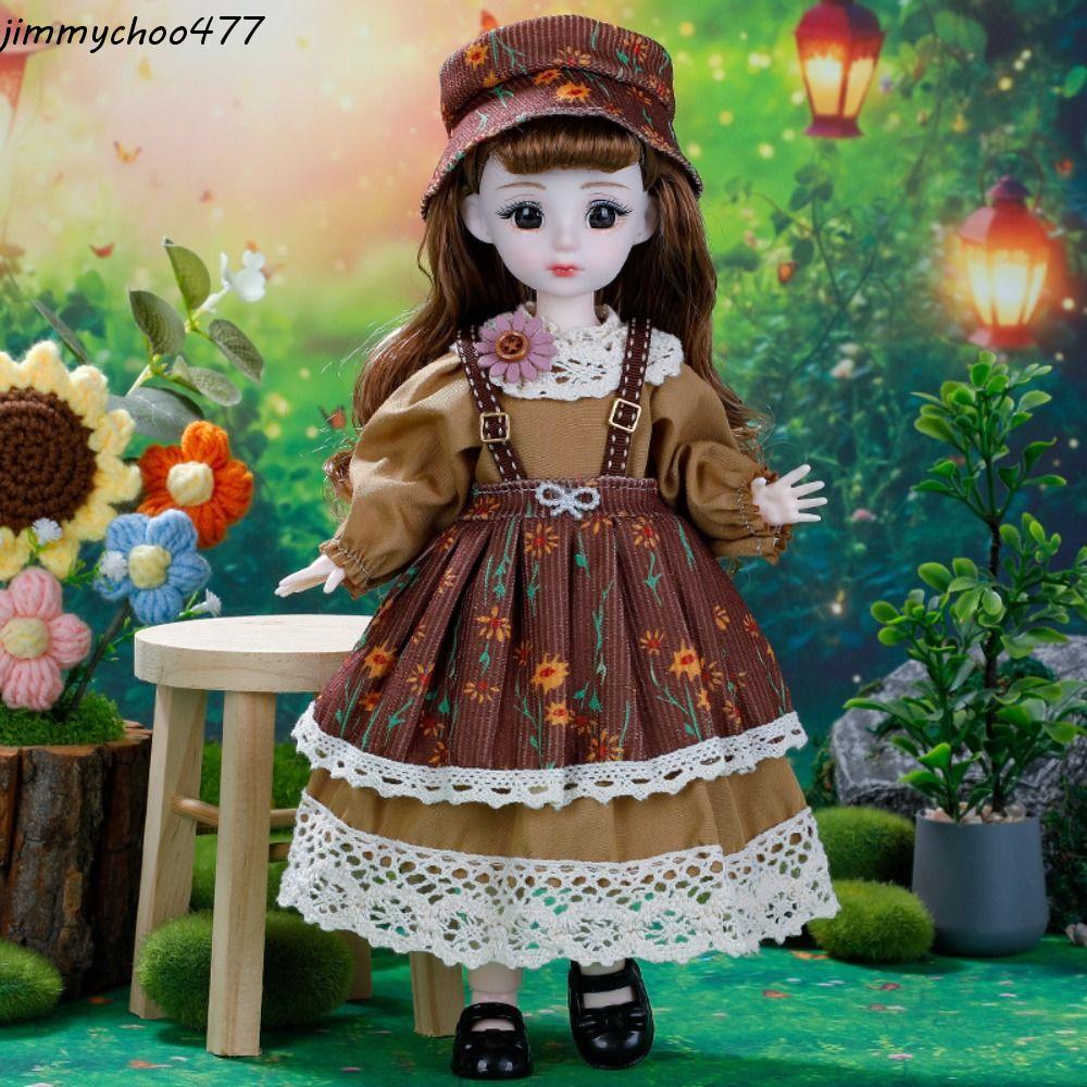 JIMMYCHOO Doll Elegant Dresses ชุดลําลอง Party Clothes 30cm Doll Clothes, Doll Accessories Humanoid 