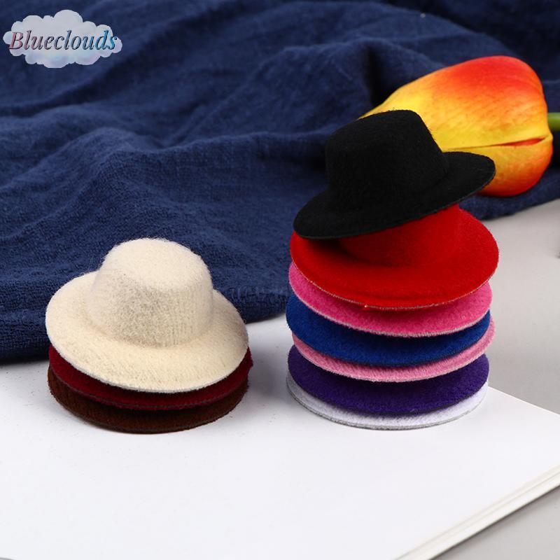 Blueclouds 5 ชิ้น 1:12 Dollhouse Miniature Hat Mini Dolls Hat Dolls House Accessories ใหม่