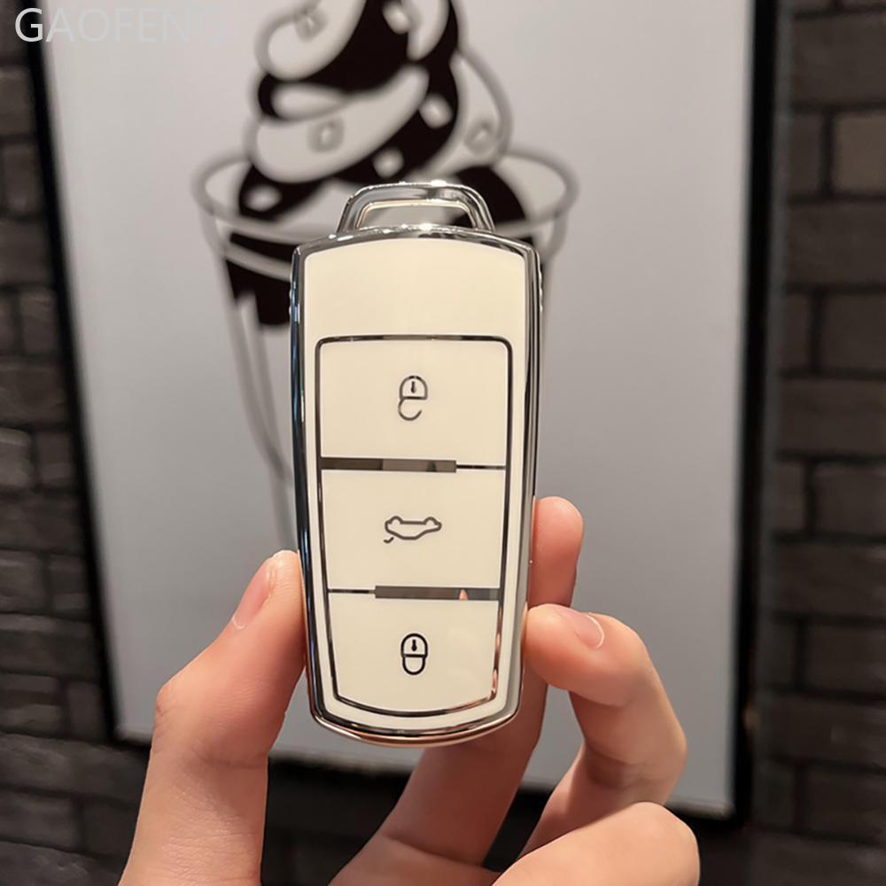 GAOFENG TPU ฝาครอบกุญแจรถฝาครอบสําหรับ Volkswagen VW CC Passat B6 B7 3C CC Maogotan R36 B5 B7L อุปกร