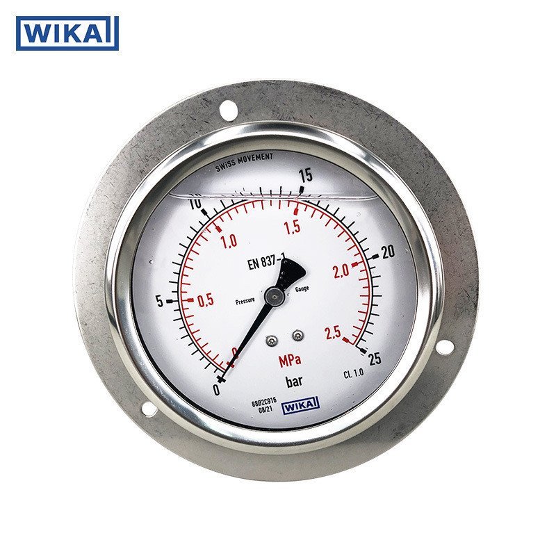 Wika Wika เครื่องวัดความดัน 213.53.100 แกน EN837-1 เครื่องวัดความดัน Wika อุตสาหกรรม