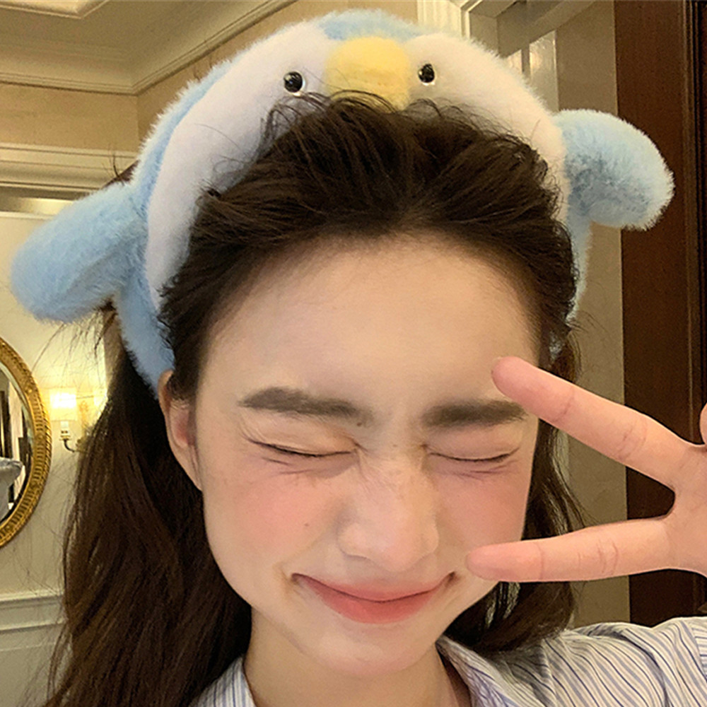 ที่คาดผมสไตล์คิวركี้ ทำจากผ้าฟลัช สำหรับหญิงสาว สไตล์หวานน่ารัก ใช้ได้ในฤดูหนาว ราคา ถูกที่สุด ดีลบีเคเค แกลเลอรีภาพที่ 3