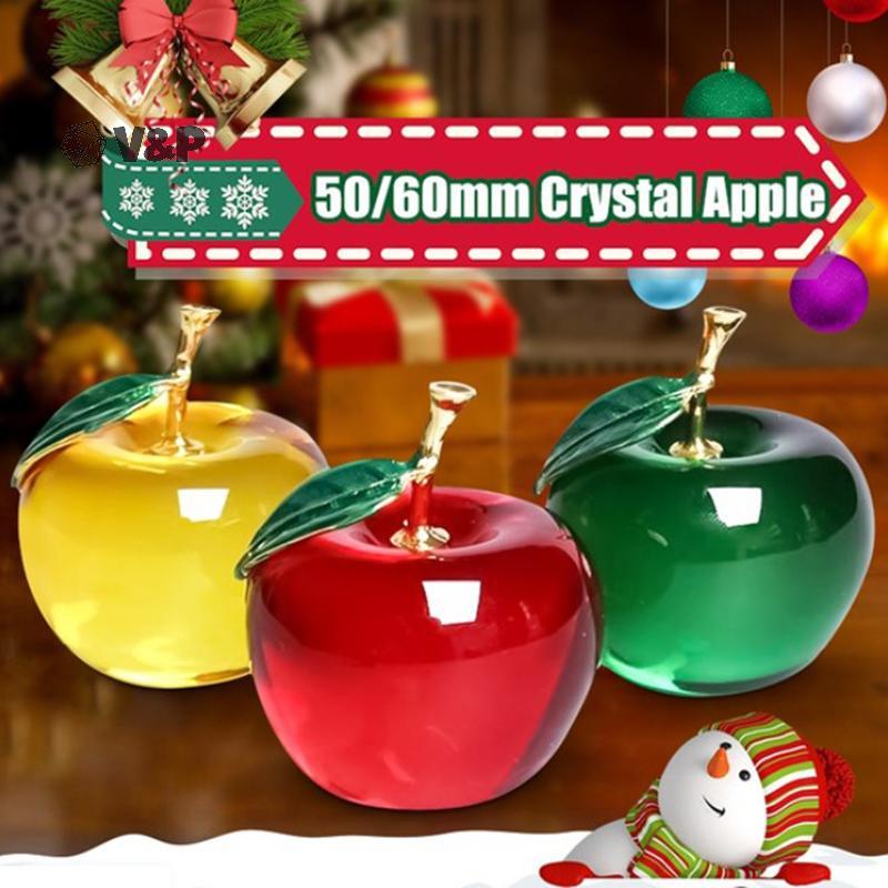 V&P 50/60 มม.เคลือบ K9 คริสตัลหัตถกรรมแก้ว Paperweight Home Desktop Decor