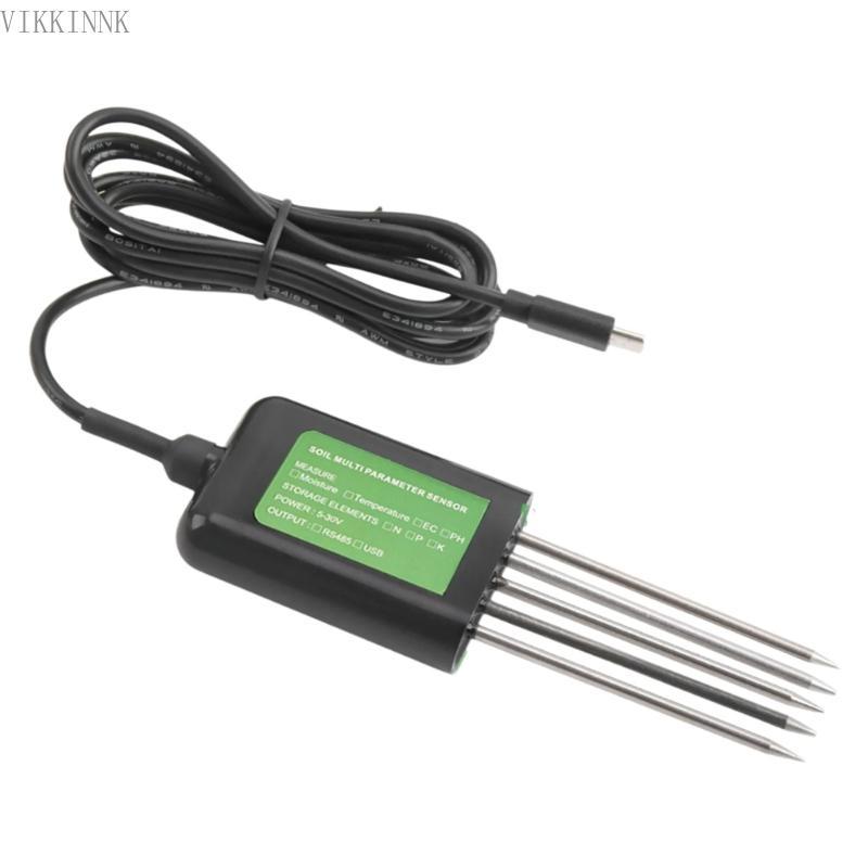 VIKK มัลติฟังก์ชั่นแบบบูรณาการมือถือ Soil Balance Nutrient Tester Quick Soil Check Fit สําหรับการเกษ