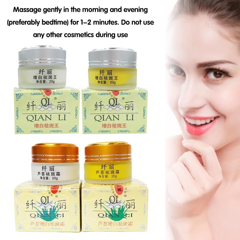 Freckle Dark Spot Corrector Removal Fade Blemish Melasma Skin Whitening Face Care ครีม L6U8 H6O4