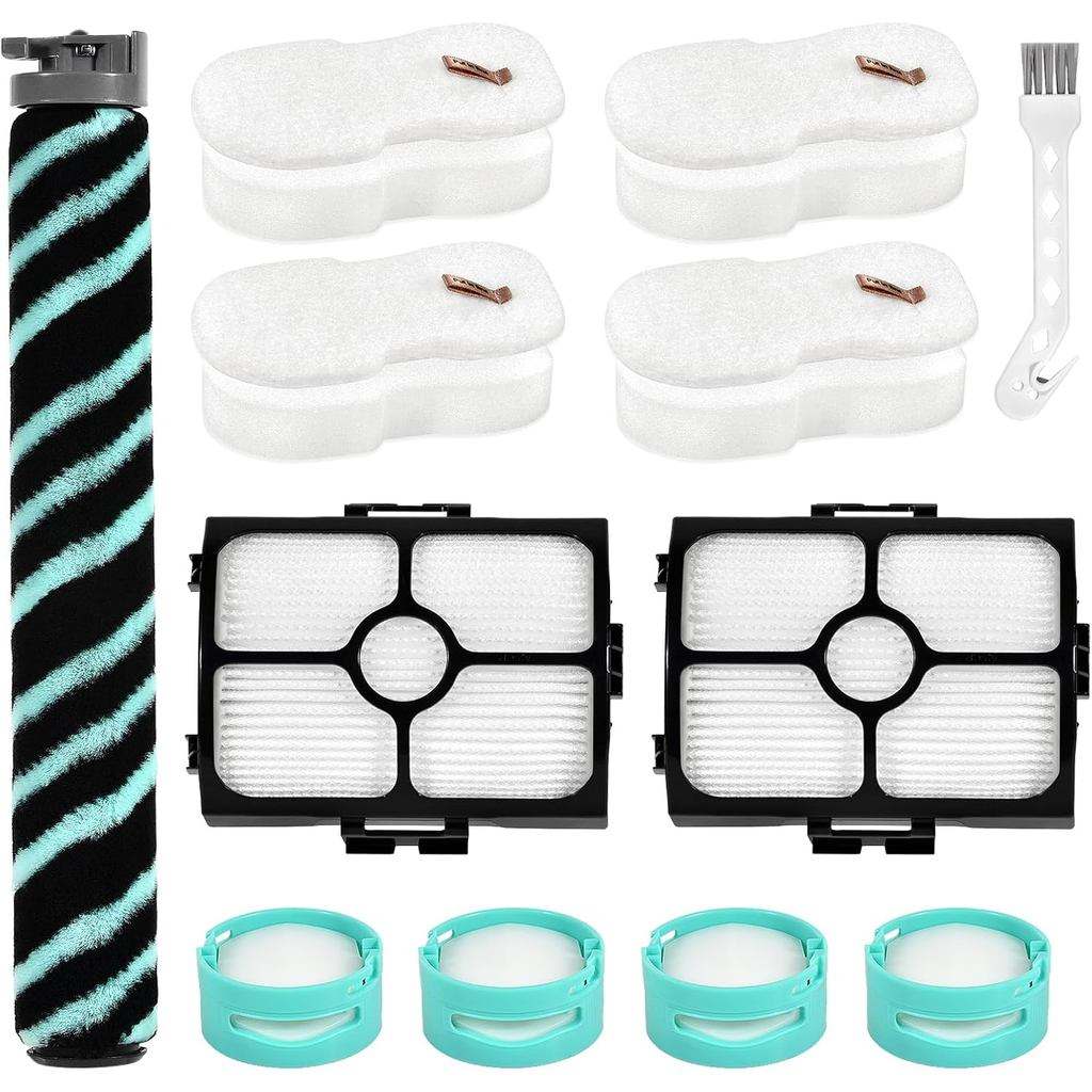 12 ชิ้น HZ4002 เปลี่ยนกรองเข้ากันได้กับ Shark HZ4000 HZ4002 เครื่องดูดฝุ่นติดแบบมีสาย, ตัวกรอง HEPA 