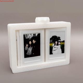 QUAKE กรอบรูปตั้งโต๊ะ,โปร่งใส 12 กระเป๋า 3D หมุน Photocard H…