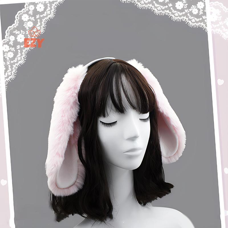 EZY น่ารักกระต่ายหูตุ๊กตาผม Hoop Headwear คอสเพลย์เครื่องแต่งกายอุปกรณ์เสริมผมสําหรับผู้ใหญ่ Party ใหม่ ราคา ถูกที่สุด ดีลบีเคเค แกลเลอรีภาพที่ 3