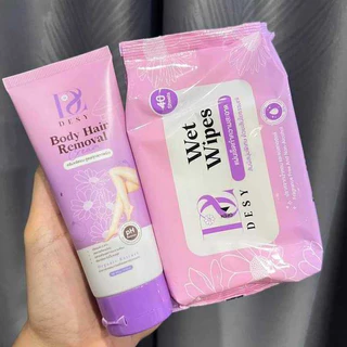 DESY BODY HAIR REMOVAL CREAM ครีมกำจัดขนเดซี่ (ซื้อ 1 แถมทิชชู่ 1)