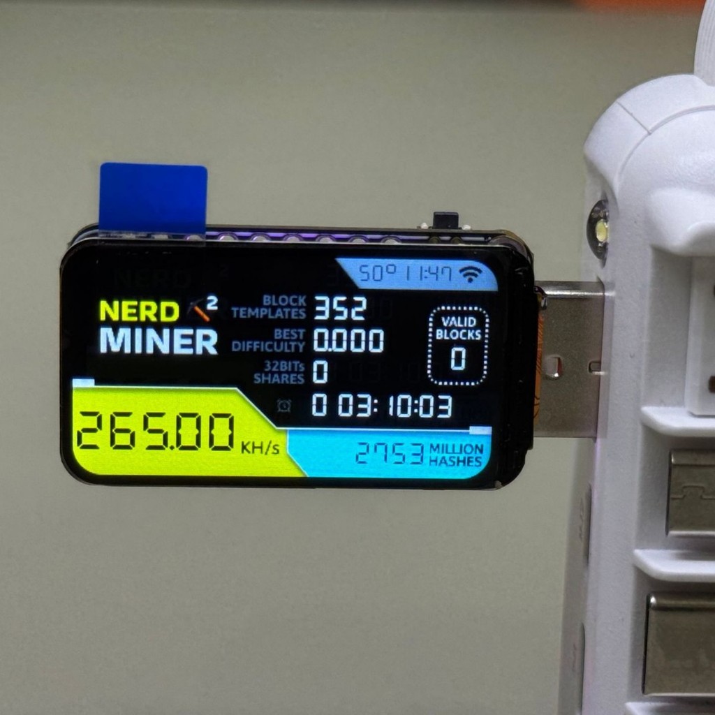Nerdminer USB 260KH/S乐透机 Nerdminer usb miner260K