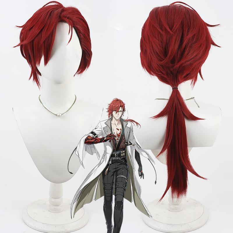 WutheringWaves MORTEFI Cosplay Wig Hollywood Outfit Heat Resistant Synthetic Hair