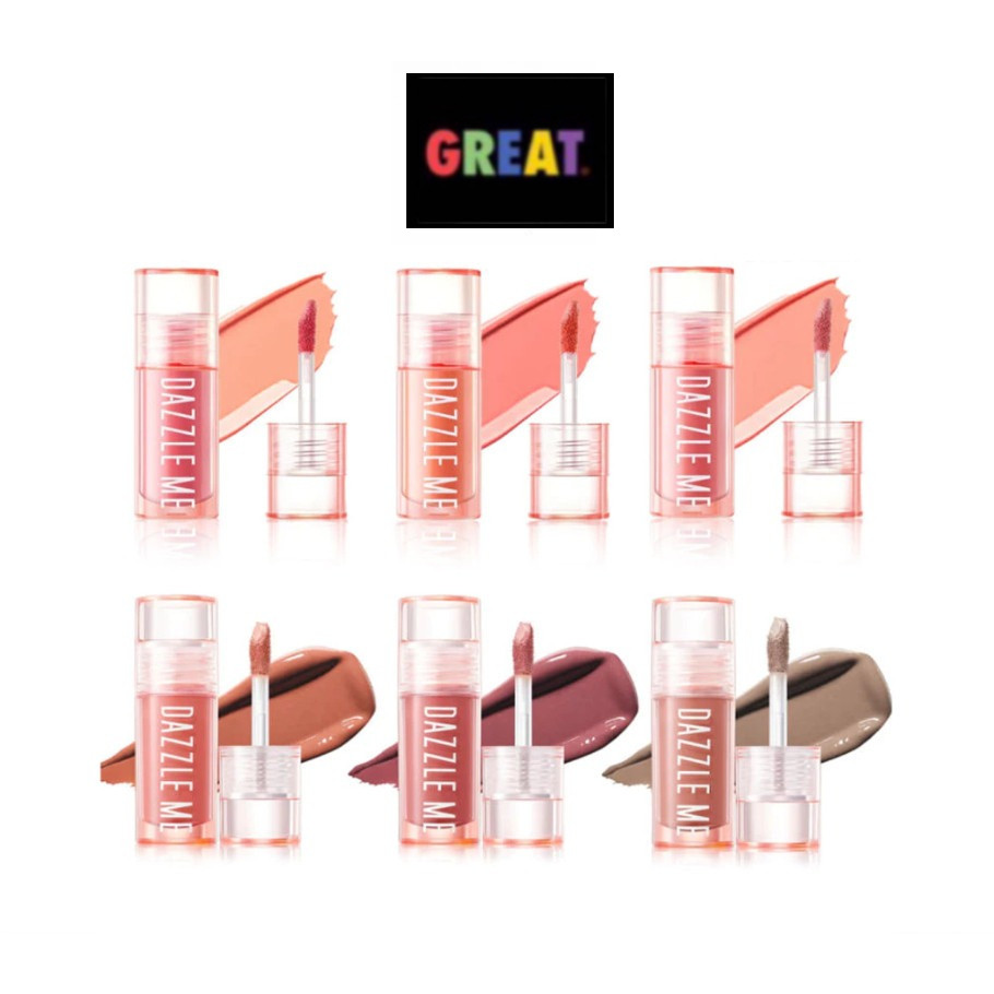 DAZZLE ME Heart-Melt Creamy Liquid Blush ครีมมี่ ลิควิด บลัช เกลี่ยง่าย สีแน่นชัด 6 สี