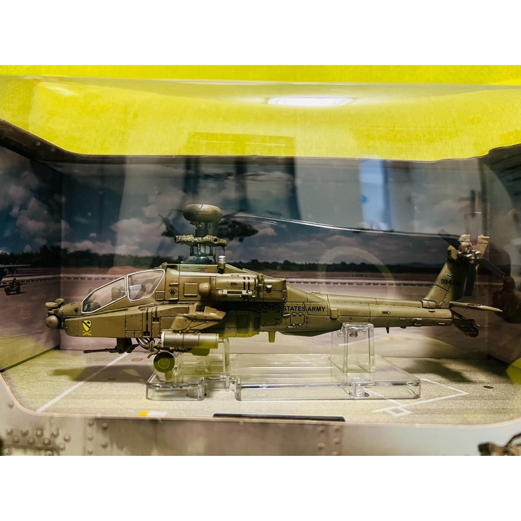 [สต๊อกพร้อม] FOV 1/72 US Army AH-64D Iraq War Longbow Apache เฮลิคอปเตอร์ติดอาวุธสําเร็จรูปโรงงานผลิ