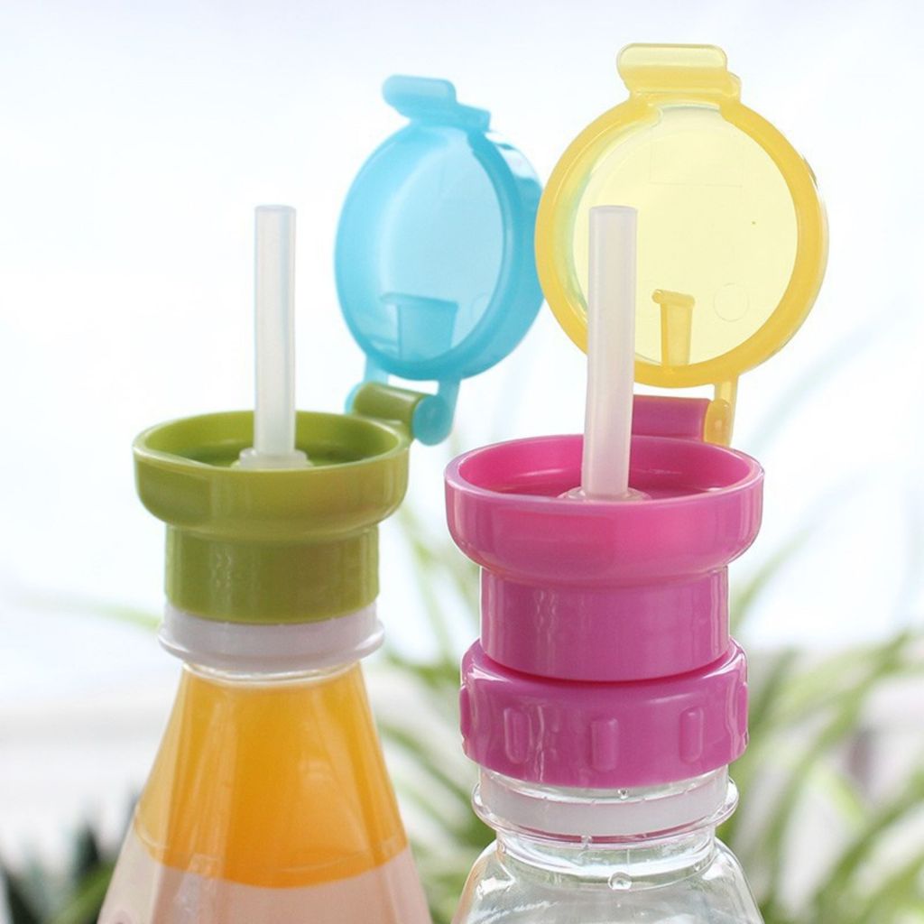 ฝาปิดขวดแบบเดียวกับจ้าวลู่ซือ จุกขวดน้ํา แบบพกพา ฝาขวดน้ํา กันฝุ่น ฝาพร้อมหลอดดูด พร้อมฝาและที่เก็บ พกพาสะดวก - รูปที่ 7