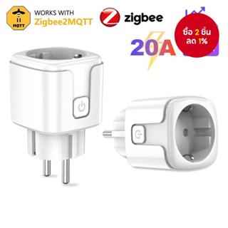 Zigbee2MQTT ปลั๊กอัจฉริยะ Zigbee 3.0 EU 20A พร้อมมาตรวัดพลัง…