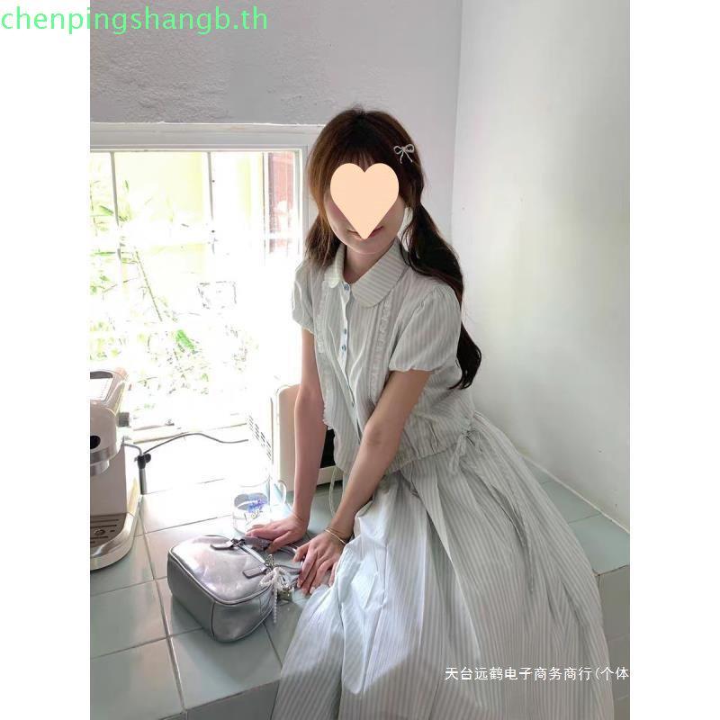 ( Ready to ship ) STYLIST x Brinkkty - Lacce Blouses 002 เสื้อเชิ้ตกระดุม