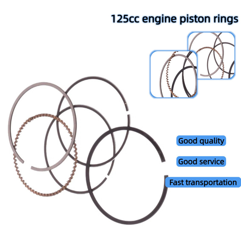 ชุดแหวนลูกสูบ GY6 125cc (56 มม.) สําหรับมอเตอร์สกู๊ตเตอร์ GY6 125cc 152QMI