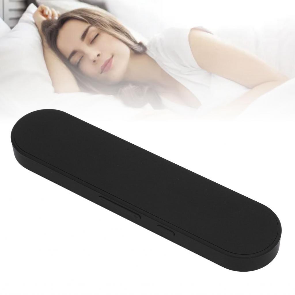 ใต้หมอนลำโพง Bone Conduction Sleep แบบพกพาสีดำมีสไตล์สำหรับ Home Dorm Travel