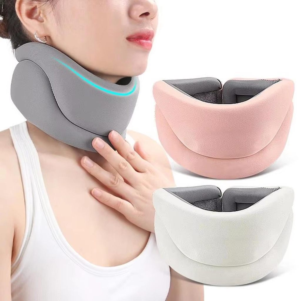 1PCS 360 องศาคอปากมดลูกคอรั้ง Wraps Stabilizes กระดูกสันหลังสําหรับหลังจากการบาดเจ็บคอ Sleeping Reli