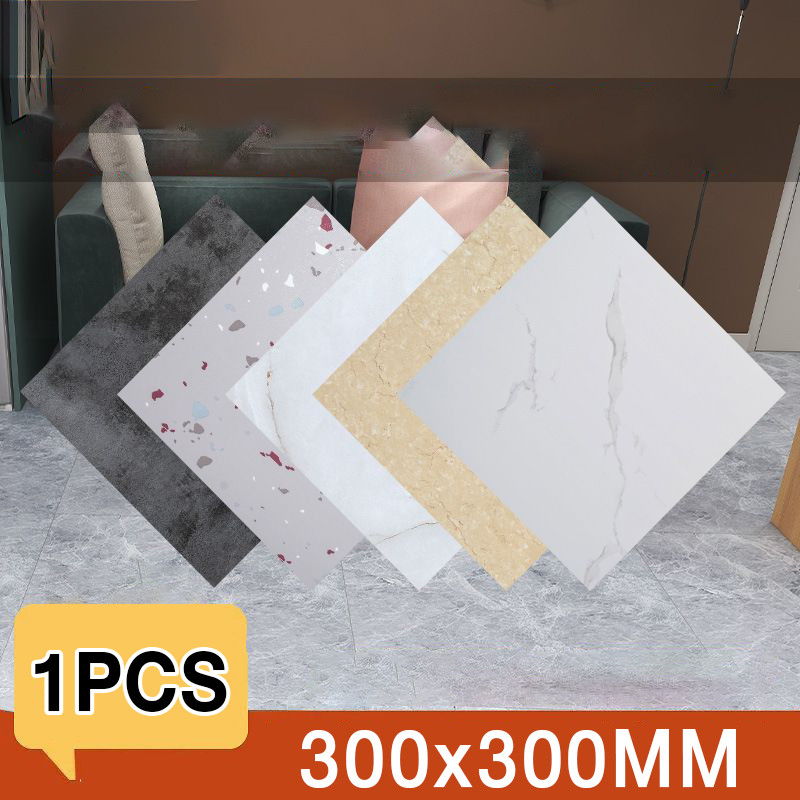30*30cm กระเบื้องยางหินอ่อน กระเบื้องยาง ไม่ง่ายที่จะเกา กระเบื้องปูพื้น รักษาพื้นผิวให้เรียบ สามารถจับคู่กับต่างๆ
